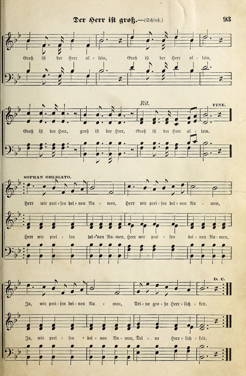Die Palme No. 3: für Kirchen-Chöre, Sänger, u.s.w. page 93