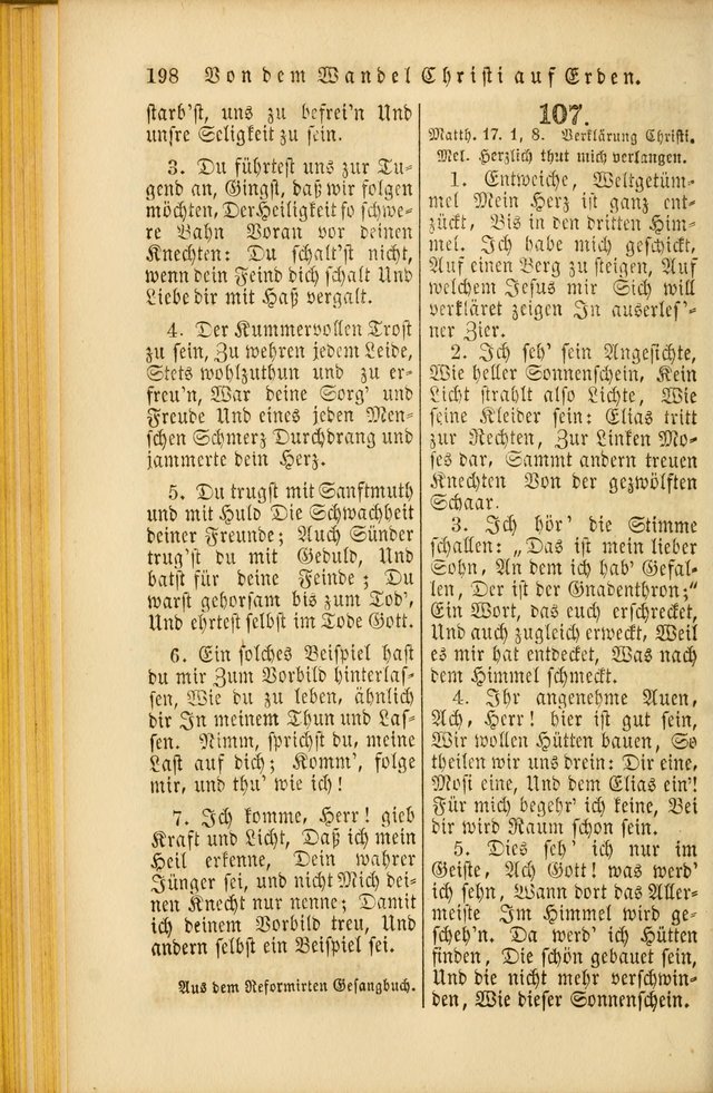 Die Psalmen Davids: nebst einer Sammlung Geistlicher lieder für Oeffentlichen und Privat-Gottesdienst page 198