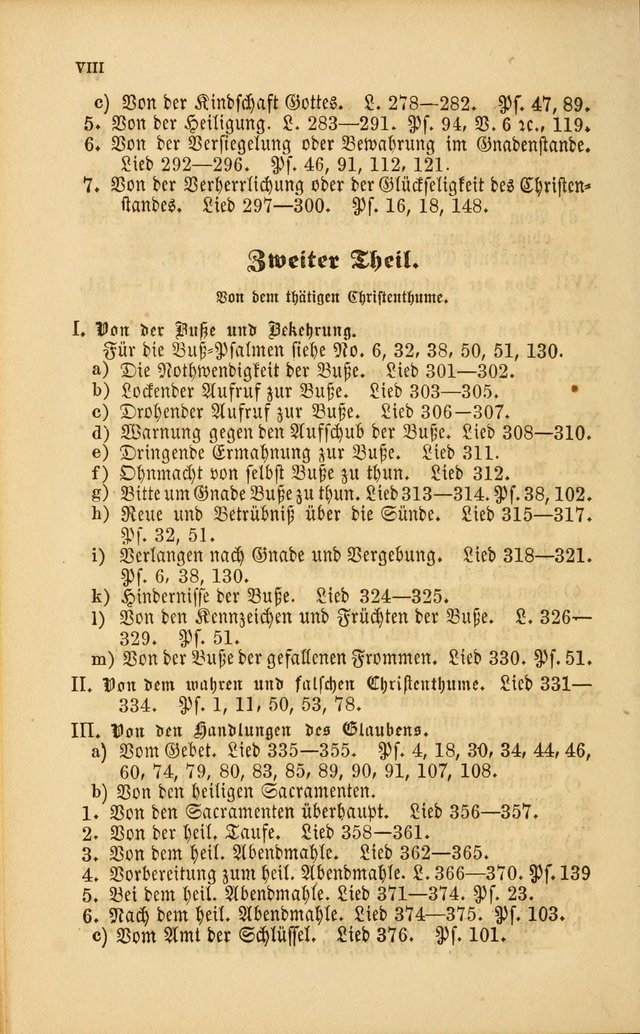 Die Psalmen Davids: nebst einer Sammlung Geistlicher lieder für Oeffentlichen und Privat-Gottesdienst page xiv
