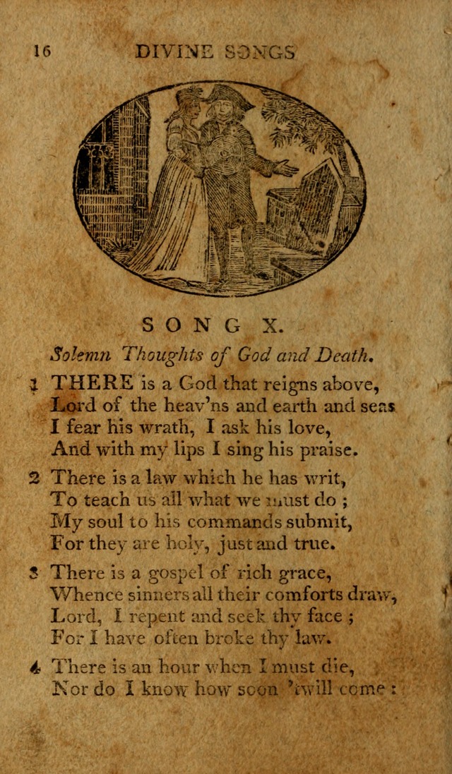 Divine Songs: attempted in easy language, for the use of children page 16