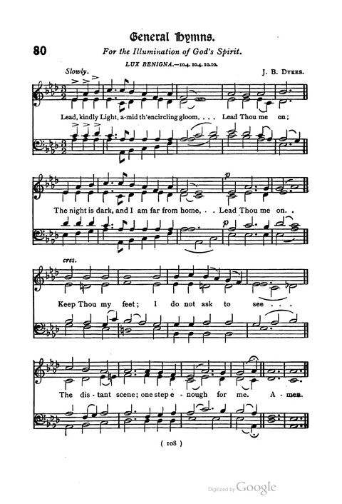 The Day School Hymn Book: with tunes (New and enlarged edition) page 108
