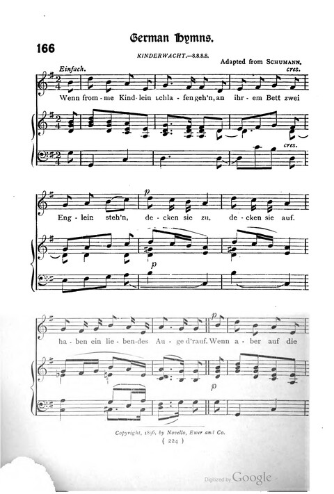 The Day School Hymn Book: with tunes (New and enlarged edition) page 224