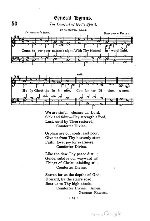 The Day School Hymn Book: with tunes (New and enlarged edition) page 69
