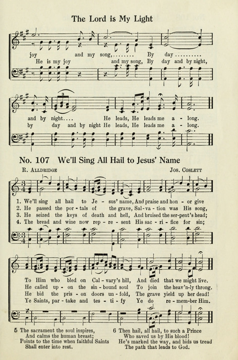 Deseret Sunday School Songs page 107