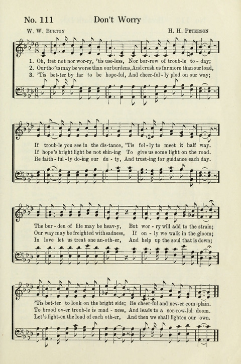 Deseret Sunday School Songs page 111