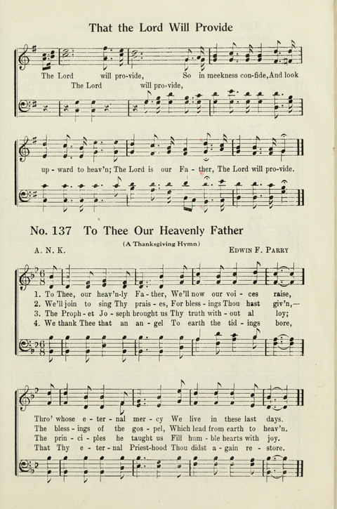 Deseret Sunday School Songs page 137