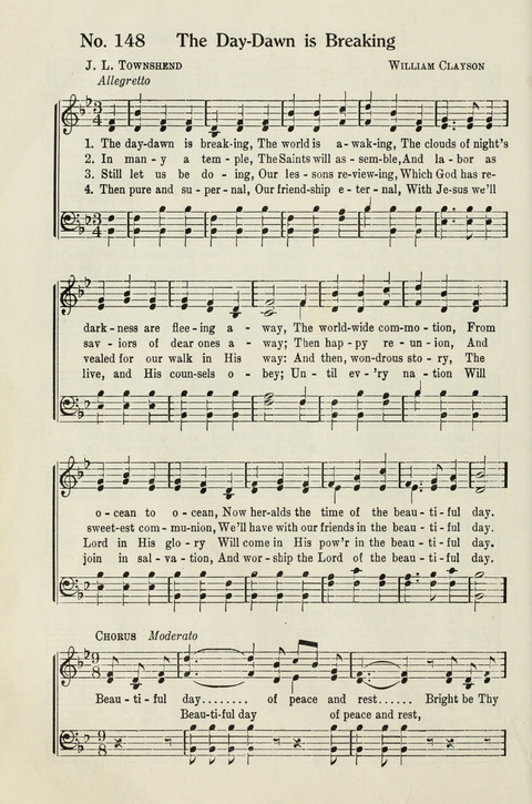 Deseret Sunday School Songs page 148