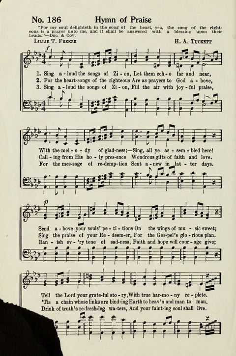 Deseret Sunday School Songs page 186