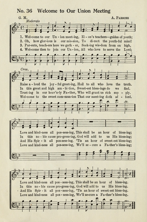Deseret Sunday School Songs page 36