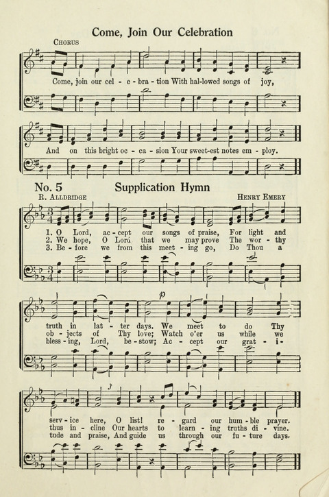 Deseret Sunday School Songs page 5