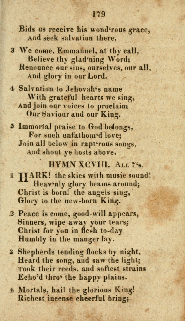 The Discipline of the United Freewill Baptist Church: together with hymns and spiritual songs, for the use of its members page 181