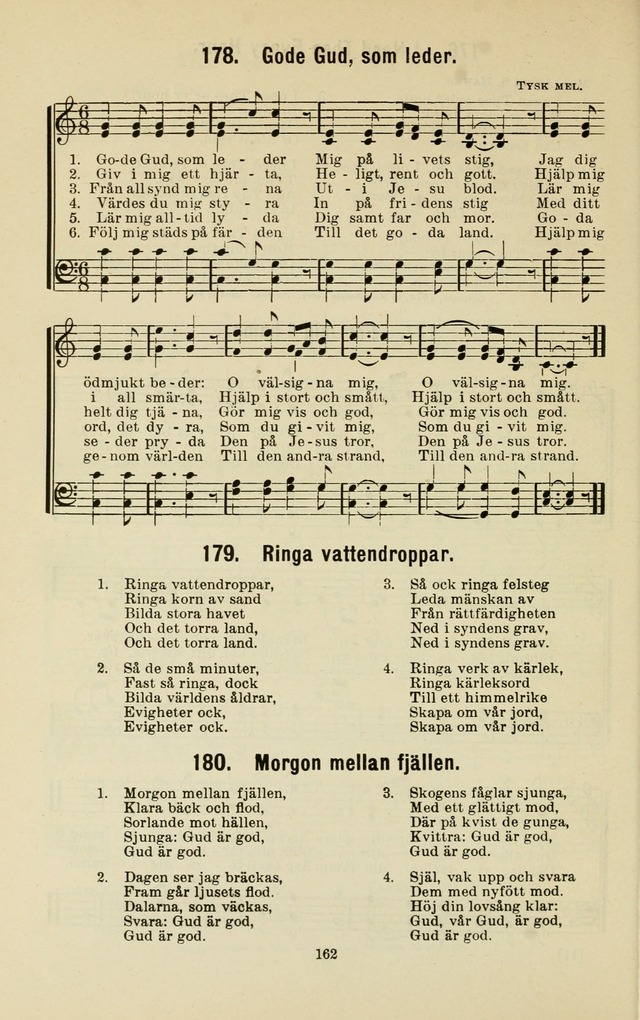 De Ungas Sångbok: utgiven för Söndagsskolan Ungdomsmötet och hemmet page 167