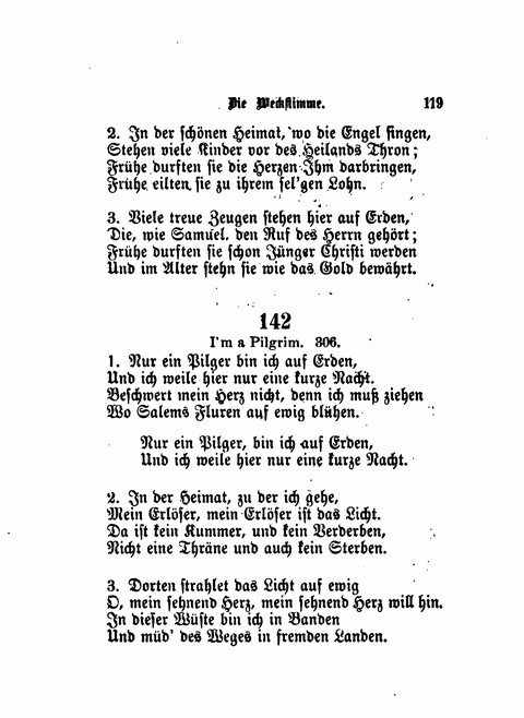 Die Weckstimme: Eine Sammlung geistlicher Lieder für jugendliche Sänger (8th ed.) page 117