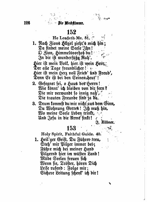 Die Weckstimme: Eine Sammlung geistlicher Lieder für jugendliche Sänger (8th ed.) page 124