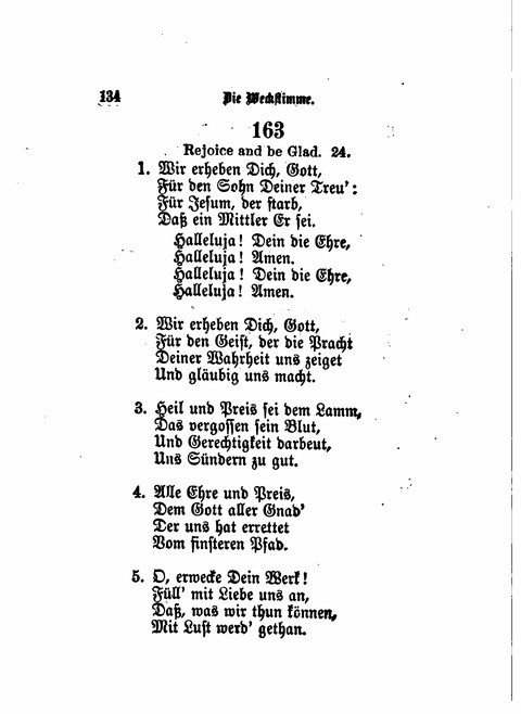 Die Weckstimme: Eine Sammlung geistlicher Lieder für jugendliche Sänger (8th ed.) page 132