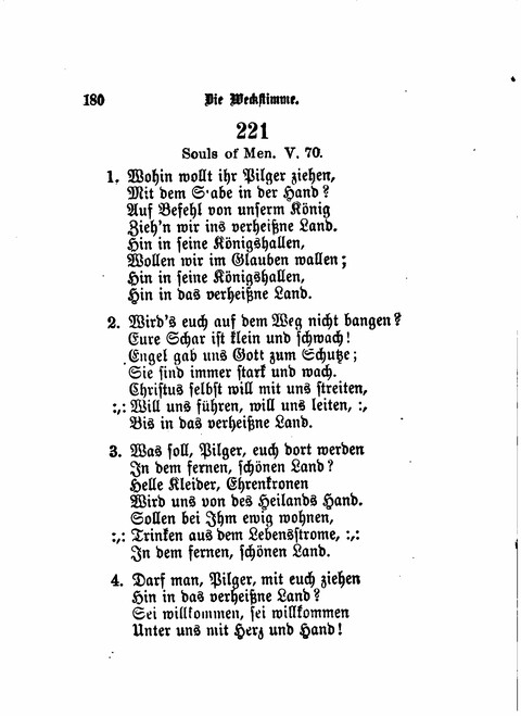 Die Weckstimme: Eine Sammlung geistlicher Lieder für jugendliche Sänger (8th ed.) page 178