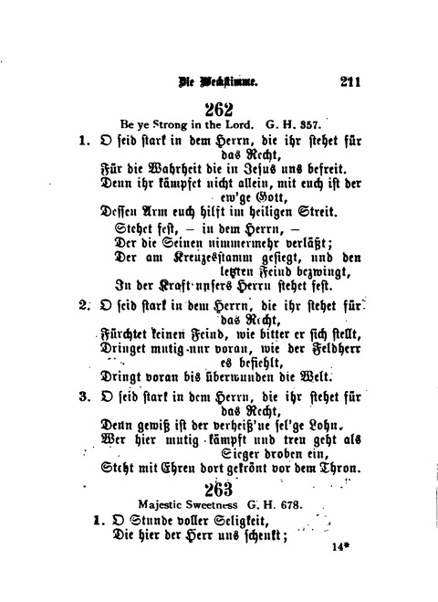 Die Weckstimme: Eine Sammlung geistlicher Lieder für jugendliche Sänger (8th ed.) page 209