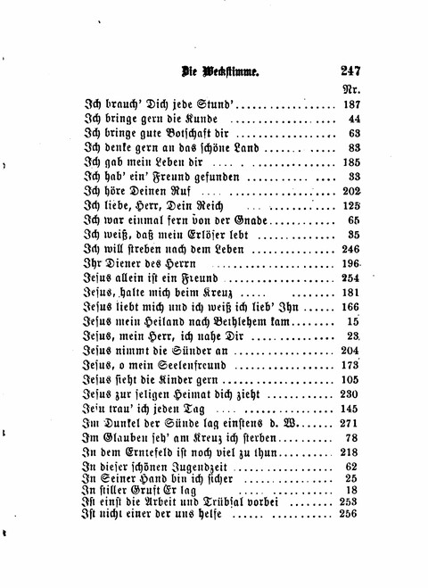 Die Weckstimme: Eine Sammlung geistlicher Lieder für jugendliche Sänger (8th ed.) page 245
