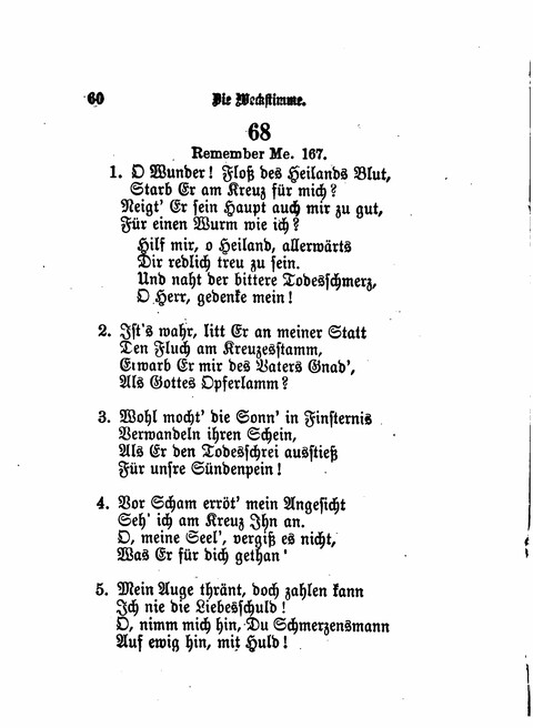 Die Weckstimme: Eine Sammlung geistlicher Lieder für jugendliche Sänger (8th ed.) page 58