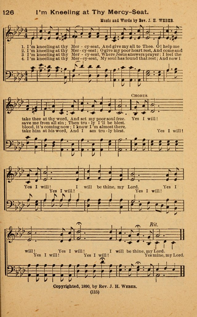 The Evangelist No. 3: for revival, praise and prayer meetings or Sunday schools  (Music edition) page 115