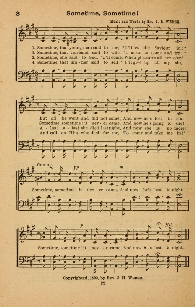 The Evangelist No. 3: for revival, praise and prayer meetings or Sunday schools  (Music edition) page 2