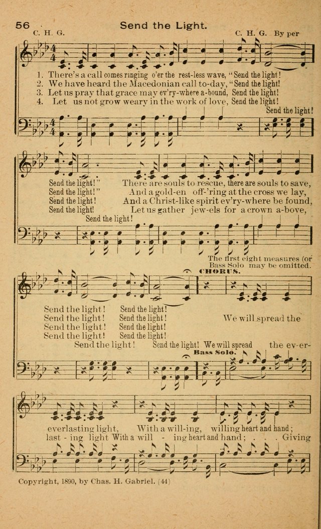The Evangelist No. 3: for revival, praise and prayer meetings or Sunday schools  (Music edition) page 44