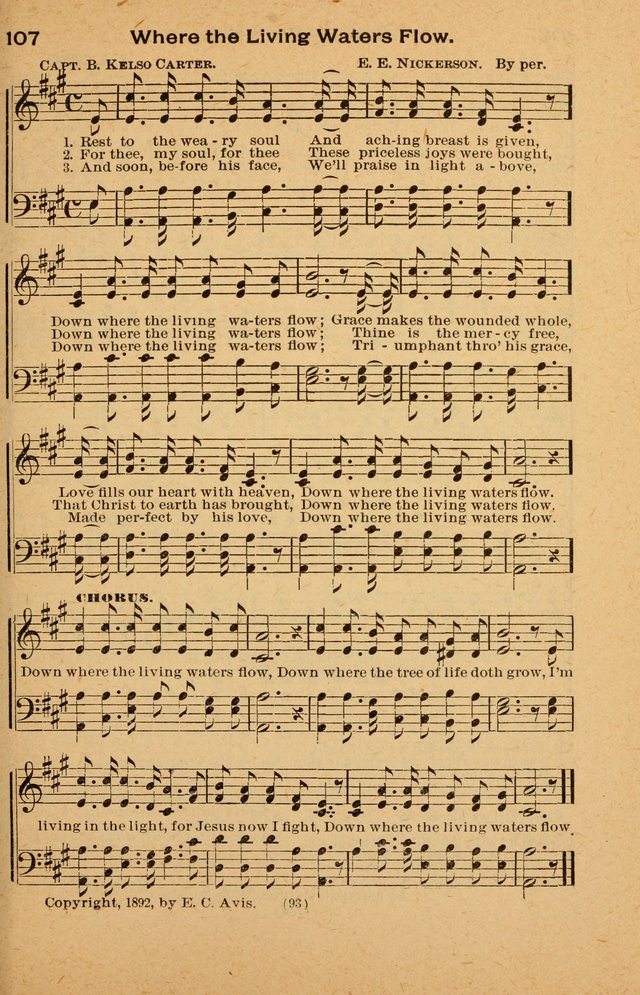 The Evangelist No. 3: for revival, praise and prayer meetings or Sunday schools  (Music edition) page 93