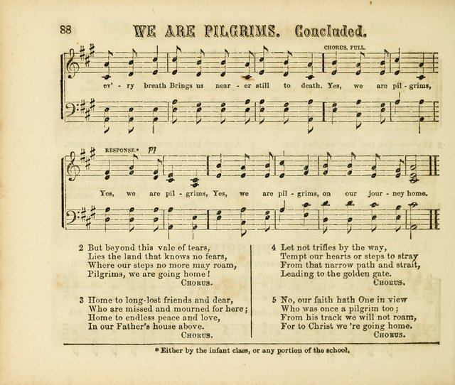 Early Blossoms: a collection of music for Sabbath schools, with rudiments page 88