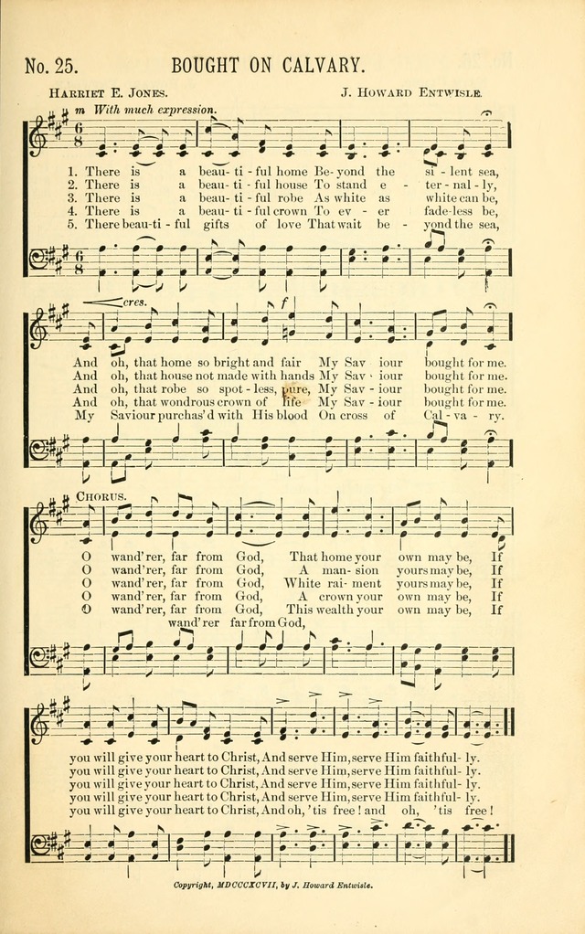 Evangelistic Edition of Heavenly Sunlight: containing gems of song for evangelistic services, prayer and praise meetings and devotional gatherings page 32