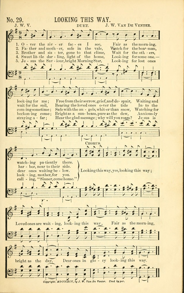 Evangelistic Edition of Heavenly Sunlight: containing gems of song for evangelistic services, prayer and praise meetings and devotional gatherings page 36