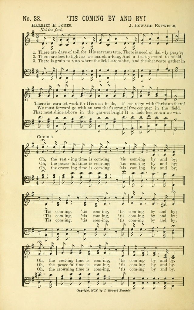 Evangelistic Edition of Heavenly Sunlight: containing gems of song for evangelistic services, prayer and praise meetings and devotional gatherings page 45