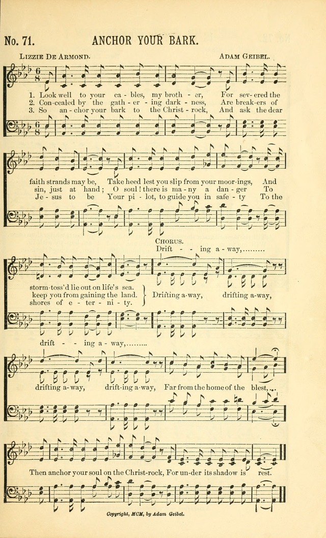 Evangelistic Edition of Heavenly Sunlight: containing gems of song for evangelistic services, prayer and praise meetings and devotional gatherings page 78