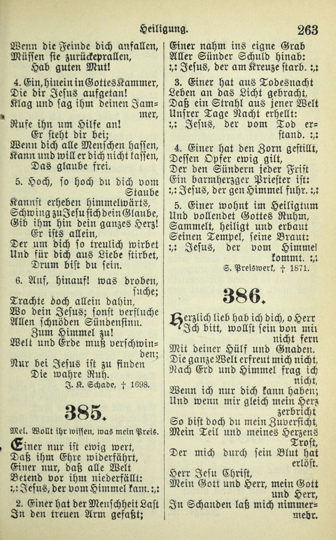 Evangelisches Gesangbuch. Nach Zustimmung der Provinszialsznode vom Jahre 1884 zur Einfürung in der Provinz Brandenburg mit Genehmigung des Evangelischen Oberkirchenrats page 265