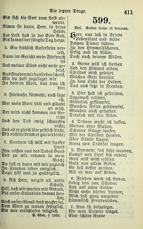 Evangelisches Gesangbuch. Nach Zustimmung der Provinszialsznode vom Jahre 1884 zur Einfürung in der Provinz Brandenburg mit Genehmigung des Evangelischen Oberkirchenrats page 413