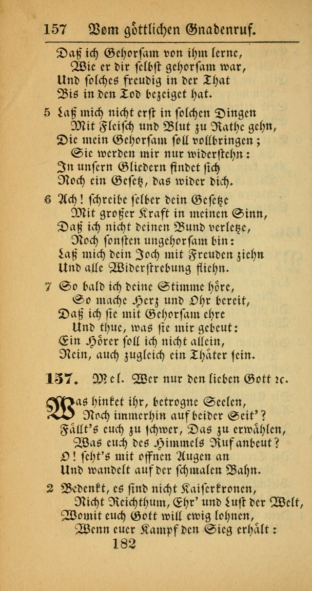 Evangelisches Gesangbuch: oder eine sammlung geistreicher lieder zum gebrauch der Evangelischen Gemeinscaft und aller heilsuchenden seelen  (4th und verb. Aufl.) page 184