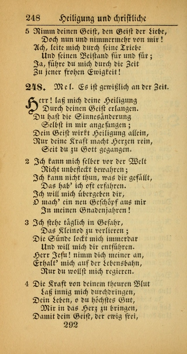 Evangelisches Gesangbuch: oder eine sammlung geistreicher lieder zum gebrauch der Evangelischen Gemeinscaft und aller heilsuchenden seelen  (4th und verb. Aufl.) page 294