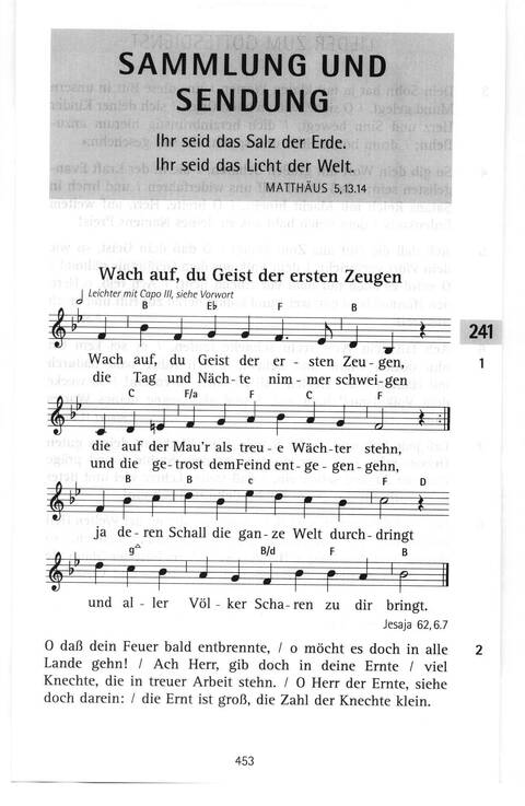 Antwort Finden in alten und neuen Liedern, in Worten zum Nachdenken und Beten: evangelisches Gesangbuch (Bayern, Mitteldeutschland, Thüringen) page 421