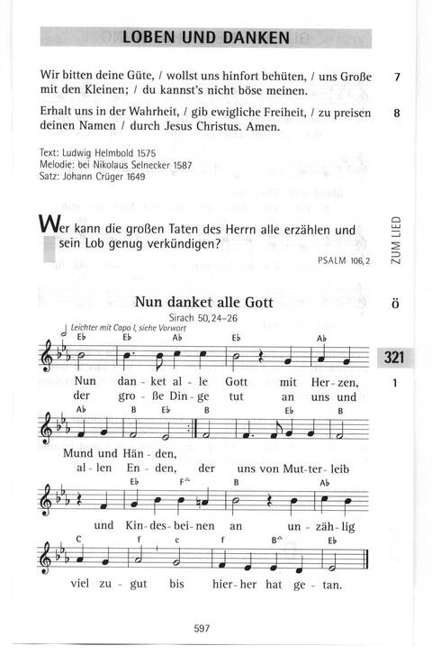 Antwort Finden in alten und neuen Liedern, in Worten zum Nachdenken und Beten: evangelisches Gesangbuch (Bayern, Mitteldeutschland, Thüringen) page 564