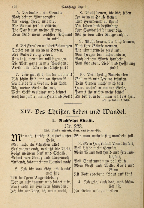 Evangelisches Gesangbuch: für die deutschen Congregational-Gemeinden von Nork-Amerika page 126