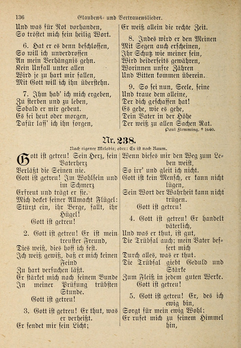 Evangelisches Gesangbuch: für die deutschen Congregational-Gemeinden von Nork-Amerika page 136