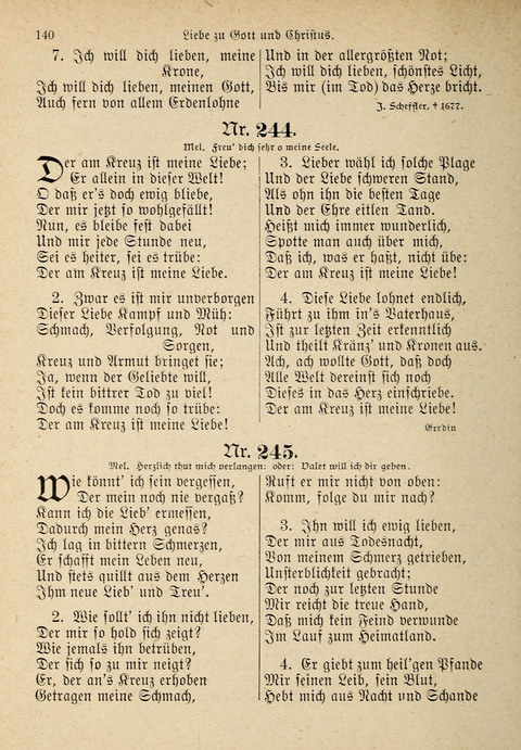 Evangelisches Gesangbuch: für die deutschen Congregational-Gemeinden von Nork-Amerika page 140