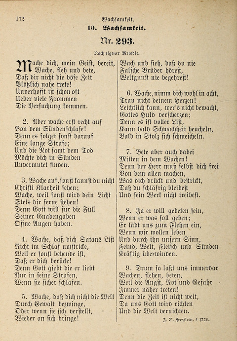 Evangelisches Gesangbuch: für die deutschen Congregational-Gemeinden von Nork-Amerika page 172