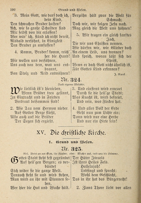 Evangelisches Gesangbuch: für die deutschen Congregational-Gemeinden von Nork-Amerika page 192
