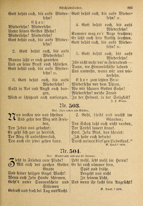 Evangelisches Gesangbuch: für die deutschen Congregational-Gemeinden von Nork-Amerika page 293