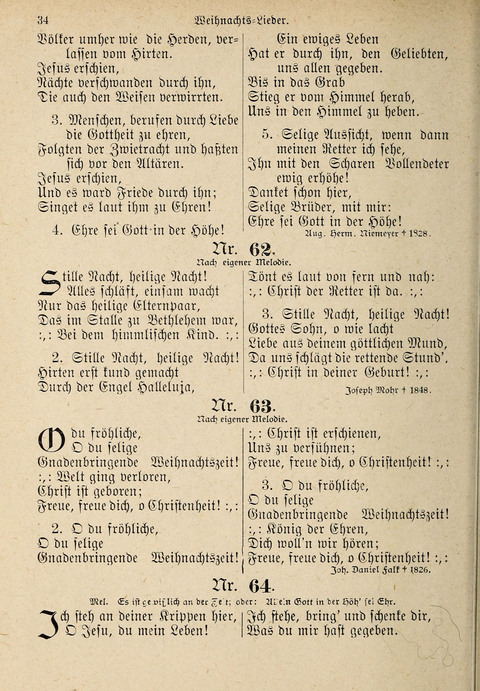 Evangelisches Gesangbuch: für die deutschen Congregational-Gemeinden von Nork-Amerika page 34