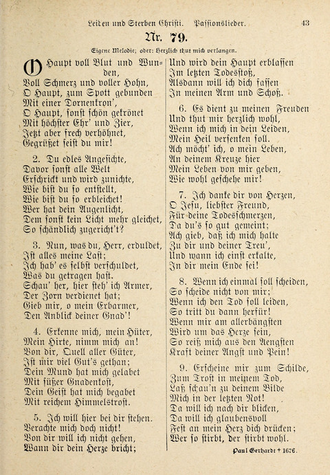 Evangelisches Gesangbuch: für die deutschen Congregational-Gemeinden von Nork-Amerika page 43