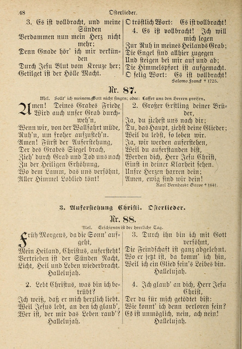 Evangelisches Gesangbuch: für die deutschen Congregational-Gemeinden von Nork-Amerika page 48