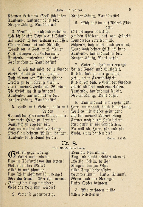 Evangelisches Gesangbuch: für die deutschen Congregational-Gemeinden von Nork-Amerika page 5
