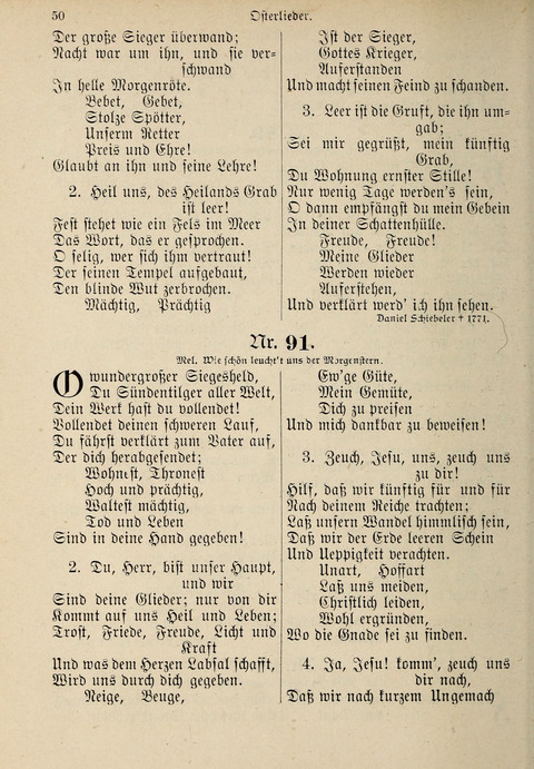 Evangelisches Gesangbuch: für die deutschen Congregational-Gemeinden von Nork-Amerika page 50