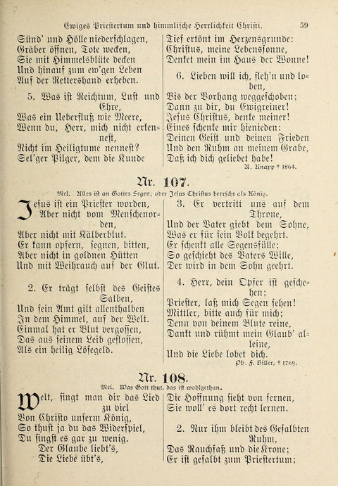 Evangelisches Gesangbuch: für die deutschen Congregational-Gemeinden von Nork-Amerika page 59